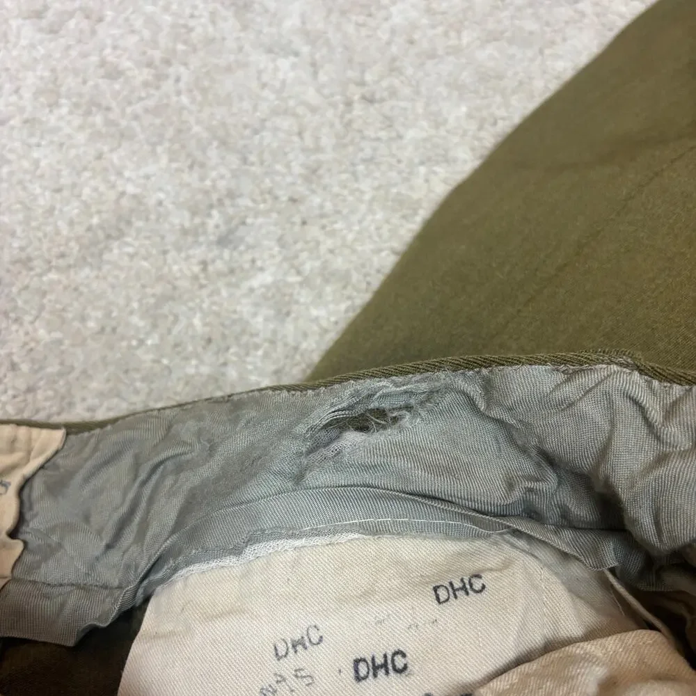 Vintage 50s 60s Military Issue Army Service Trousers Pants Men's 28x29.5